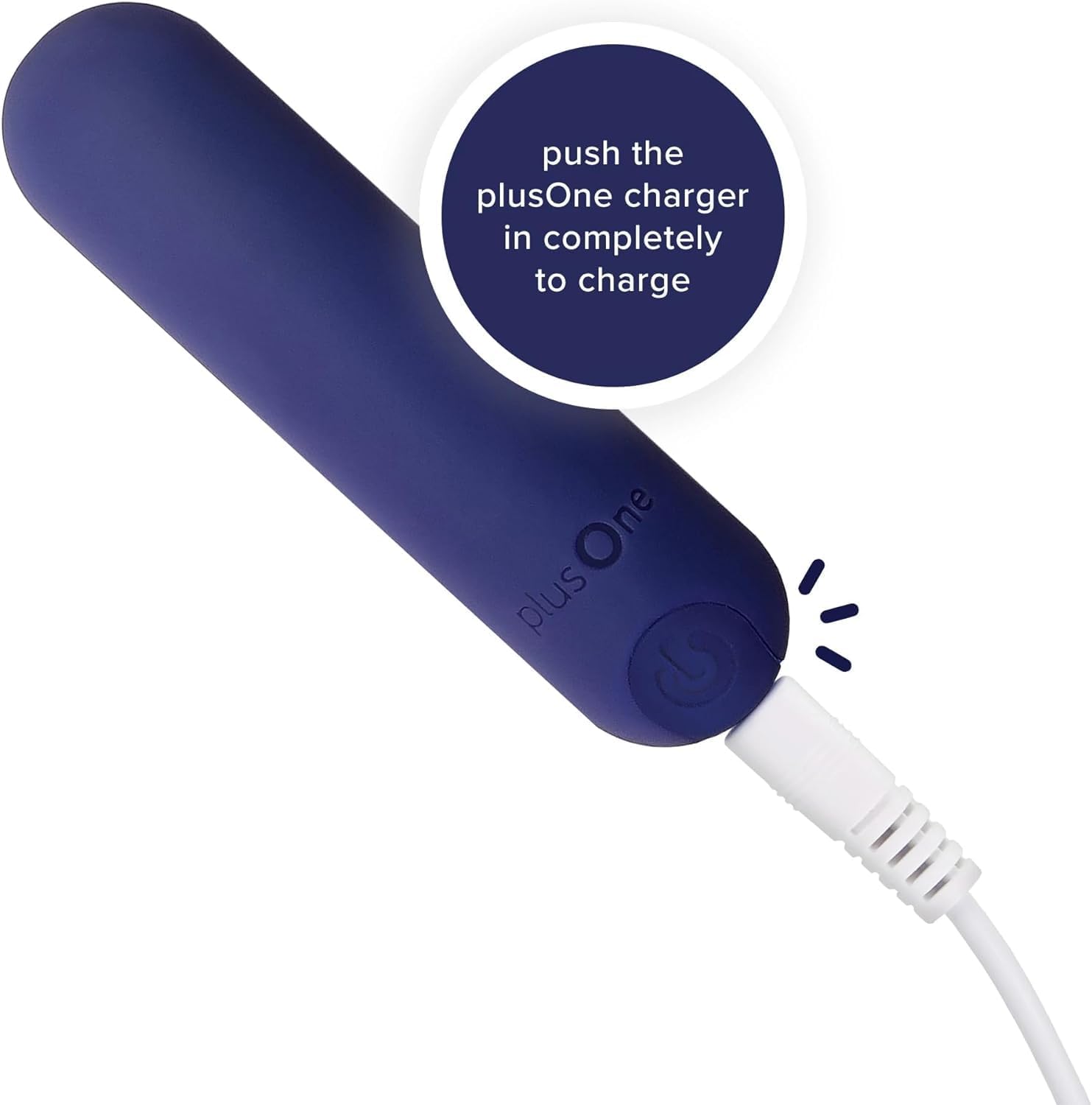 Máy rung plusOne Bullet dành cho nữ - Máy rung mini làm bằng silicon an toàn cho cơ thể, hoàn toàn không thấm nước, có thể sạc lại bằng USB - Máy mát xa cá nhân với 10 chế độ rung