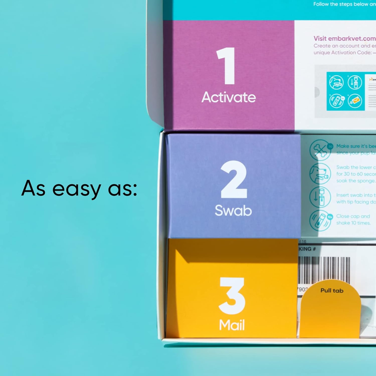 Embark Breed Identification Kit | Most Accurate Dog DNA Test | Test 350  Dog Breeds | Breed ID Kit with Ancestry  Family Tree · v4