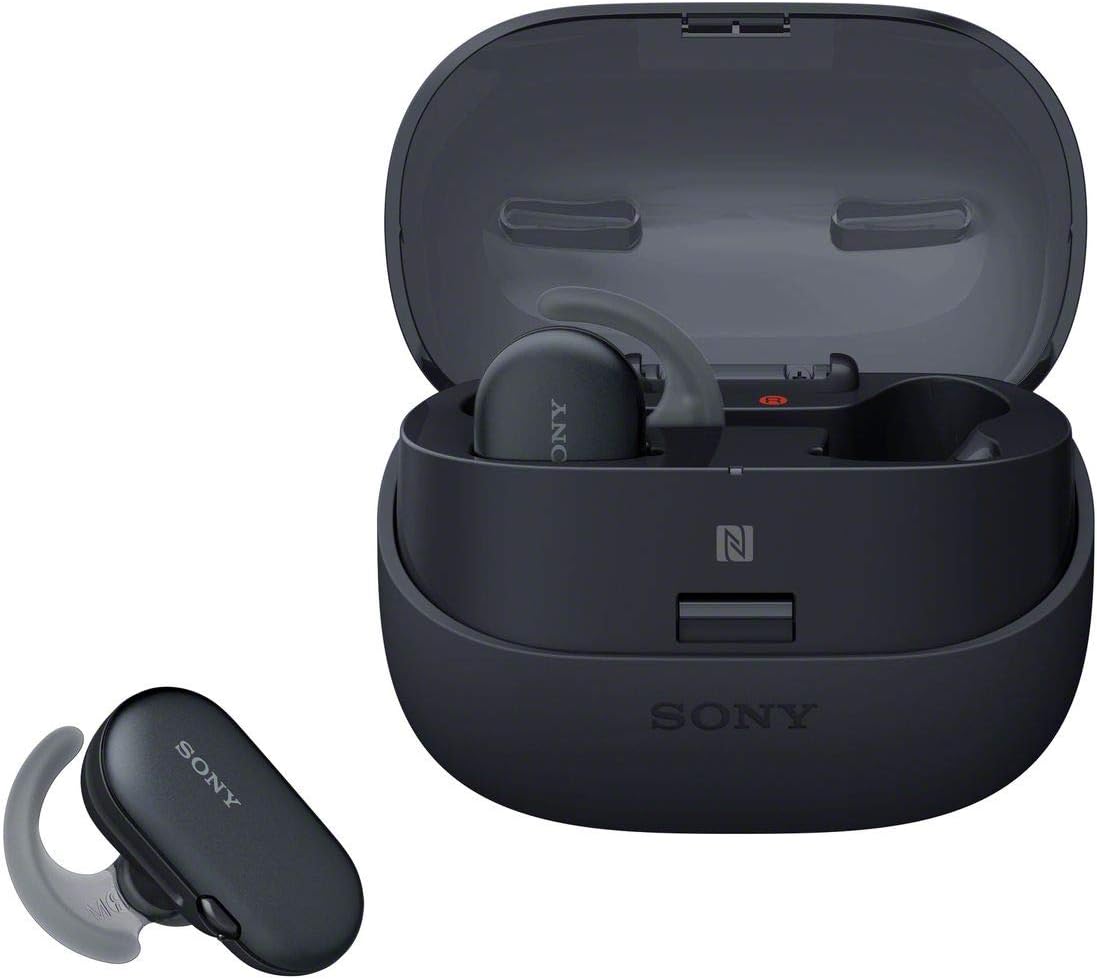 SONY WF-SP900 หูฟังไร้สายสำหรับเล่นกีฬา สีดำ (รุ่นสากล)