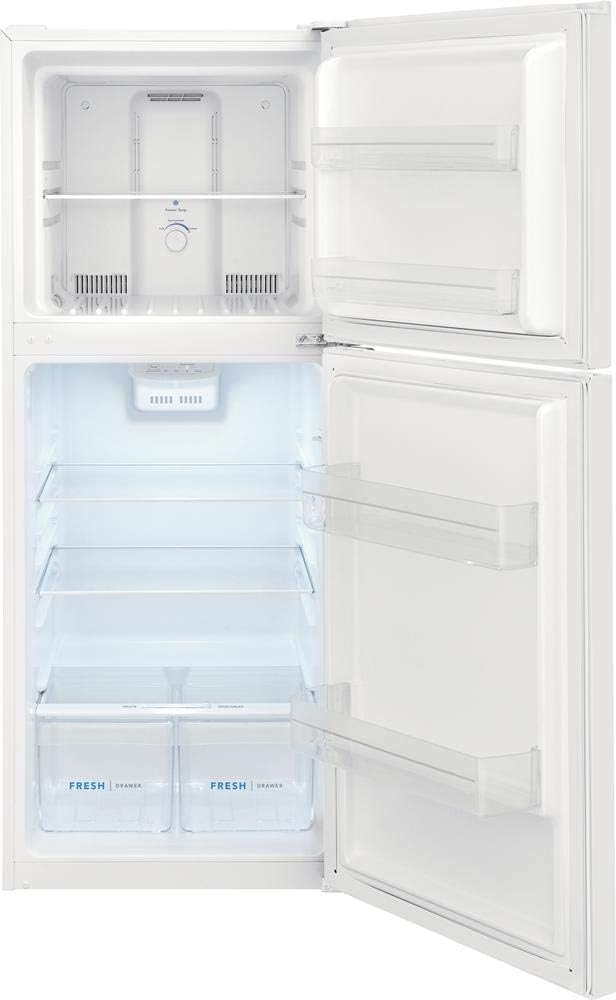 Frigidaire FFET1022UW 27 Inch Freestanding Top Freezer Refrigerator with 9.9 cu. ft. Total Capacity, in White · v9