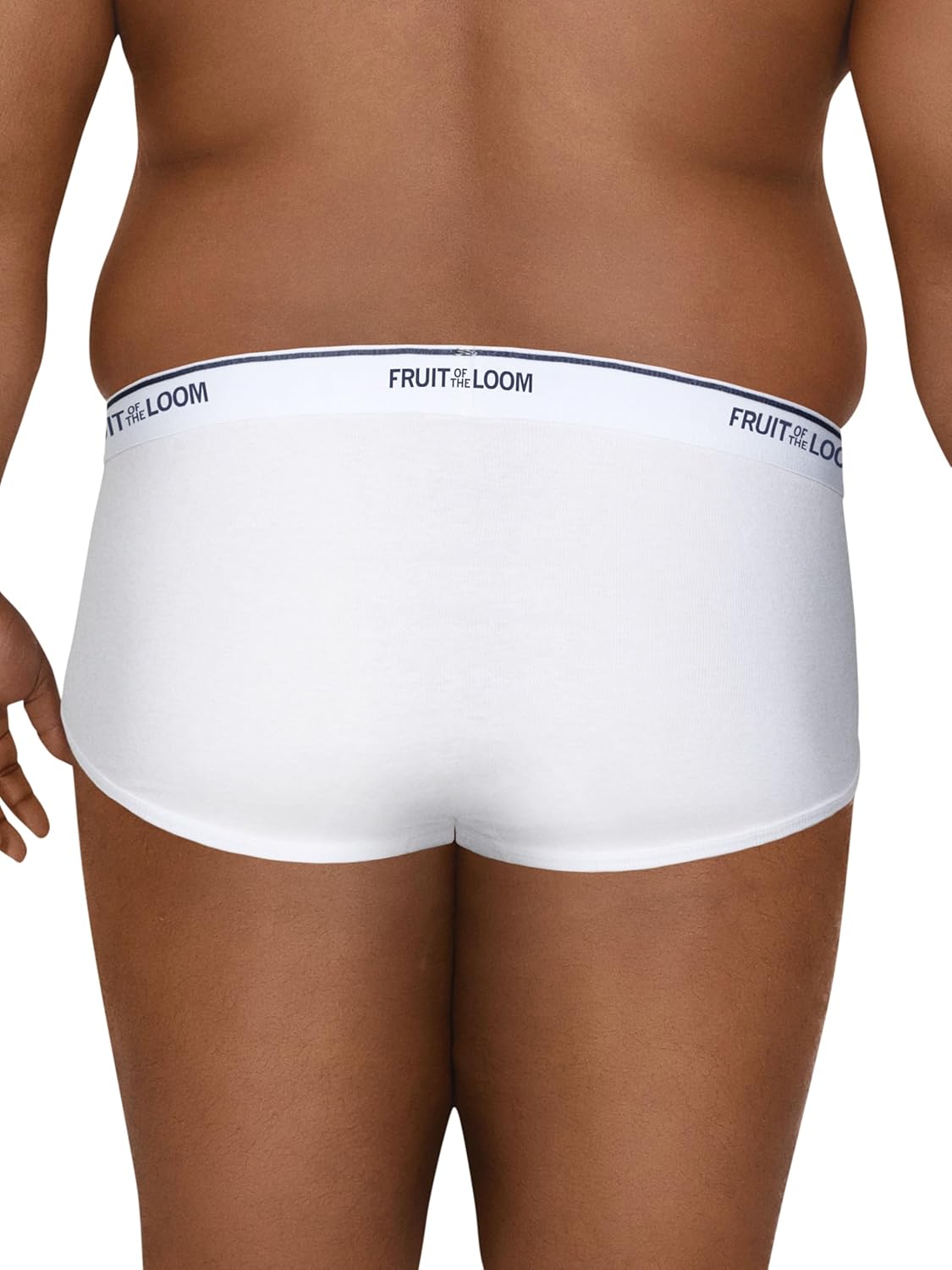 Fruit of the Loom mens Tag-free Cotton Briefs Underwear, Big Man - 6 Pack White, 4X-Large US