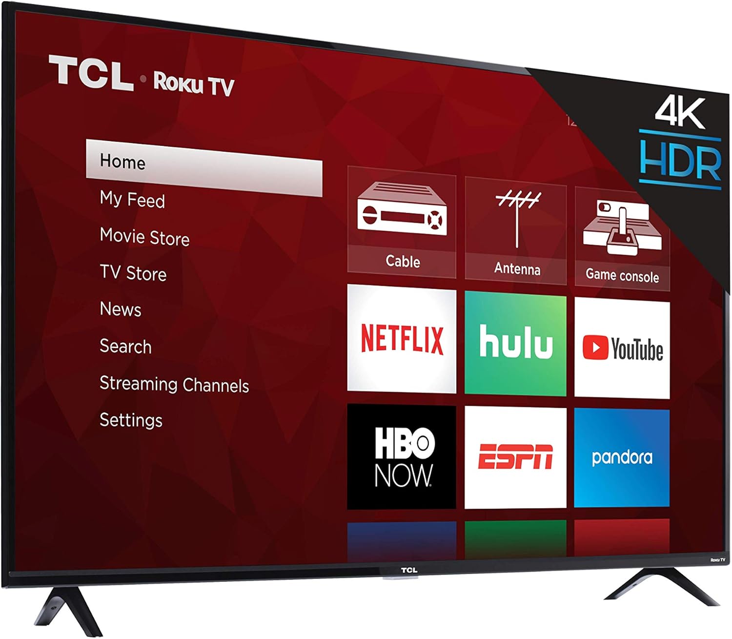 TCL 55S425 55 inch 4K Smart LED Roku TV (2019) · v7