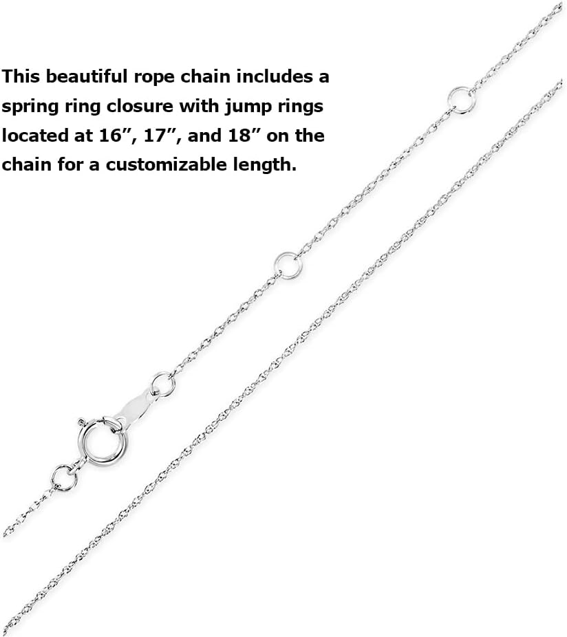 Brilliant Expressions Halskette mit Herzanhänger aus 10 Karat Weiß-, Rosé- oder Gelbgold, 1/4, 1/2 oder 1 Karat Diamant (I-J, I2-I3), 18-Kette