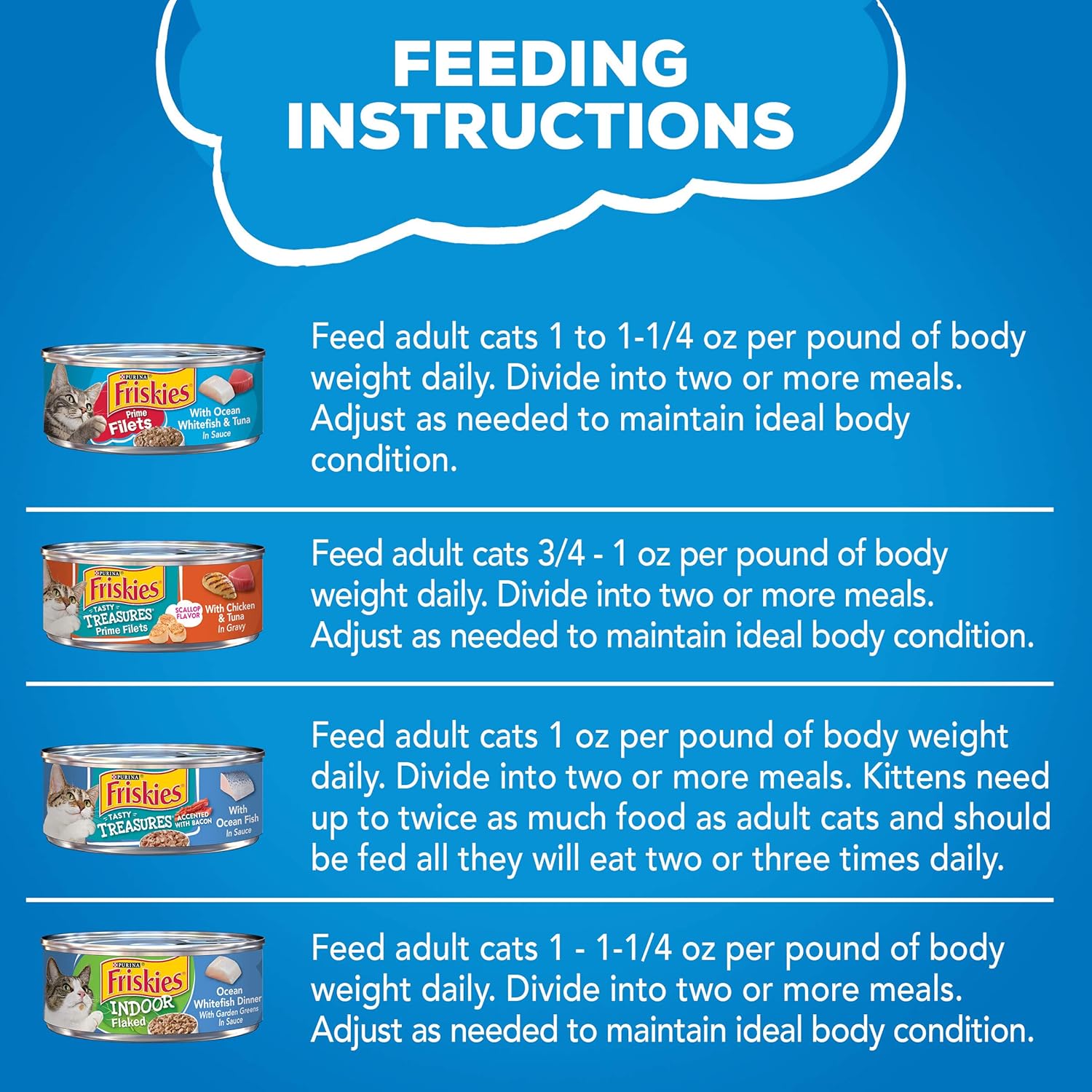 مجموعة متنوعة من طعام القطط الرطب من Purina Friskies، شرائح من Oceans of Delight Flaked Prime - 5.5 أونصة (عبوة من 40 قطعة)