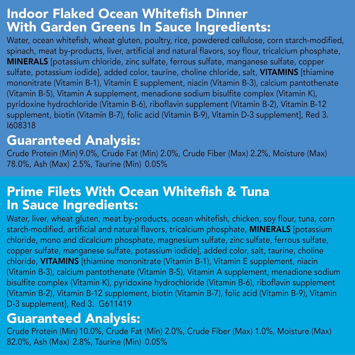 مجموعة متنوعة من طعام القطط الرطب من Purina Friskies، شرائح من Oceans of Delight Flaked Prime - 5.5 أونصة (عبوة من 40 قطعة)