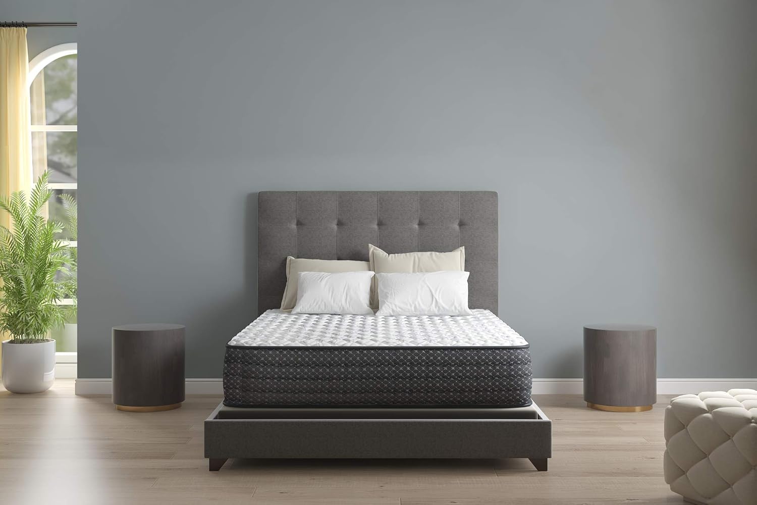 Signature Design by Ashley Queen Size Limited Edition 11 inch Firm Hybrid Mattress with Lumbar Support Gel Memory Foam · v2