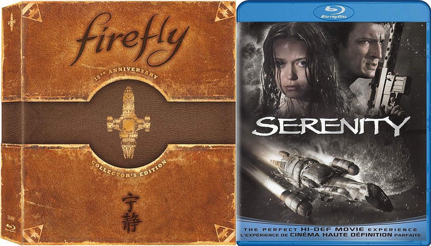 Cult Television Classic Josh Whedons Serisi Firefly The Complete Series 15. Yıldönümü Koleksiyoncu Sürümü Serenity Blu-ray Paketi