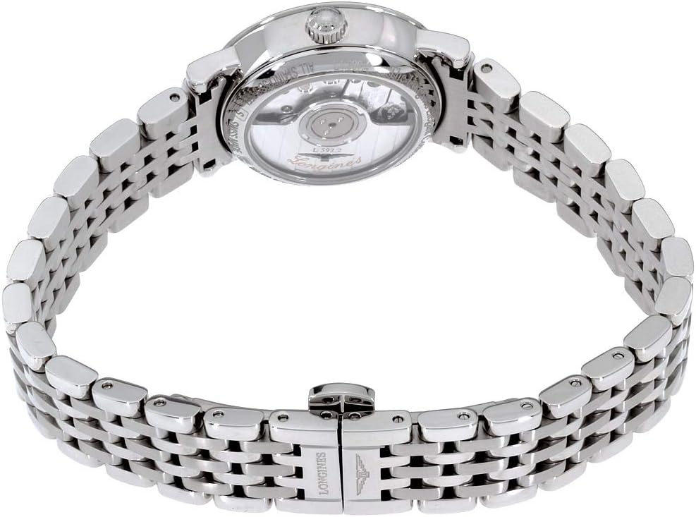 Longines Elegancki niebieski zegarek damski ze stali nierdzewnej L43094976