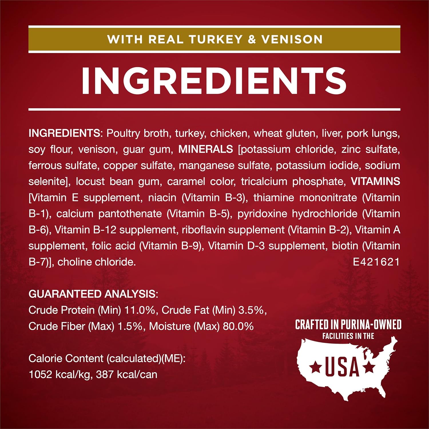 Purina ONE True Instinct Tender Cuts in Sauce avec de la vraie dinde et du vrai gibier, ainsi que de la nourriture humide pour chiens riche en protéines au poulet et au canard - (lot de 12) boîtes de 13 oz
