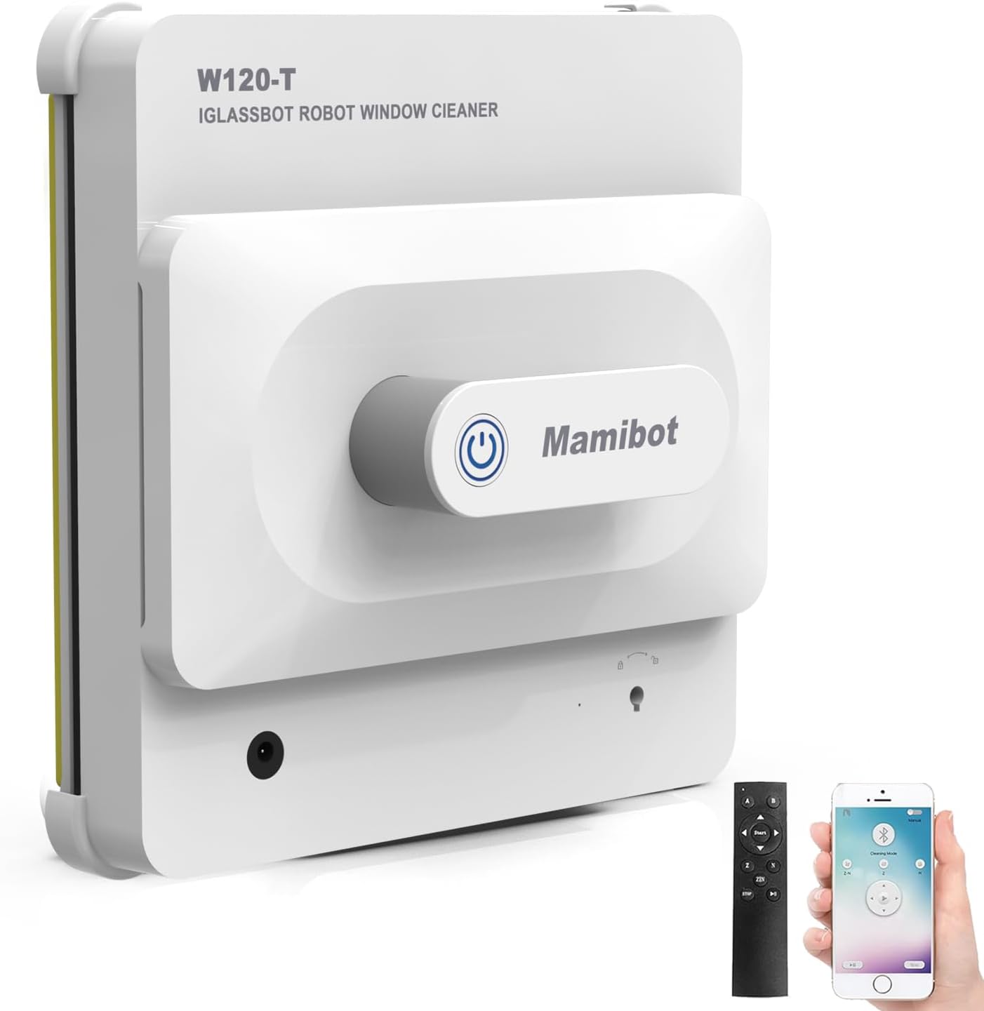 Mamibot W120-T Electric Window Cleaning Robot, Automatic Window Cleaning Tool with Intelligent Path Planning,Anti-FallingEdge Detection Technology for Interior/Exterior Highrise Windows · v2