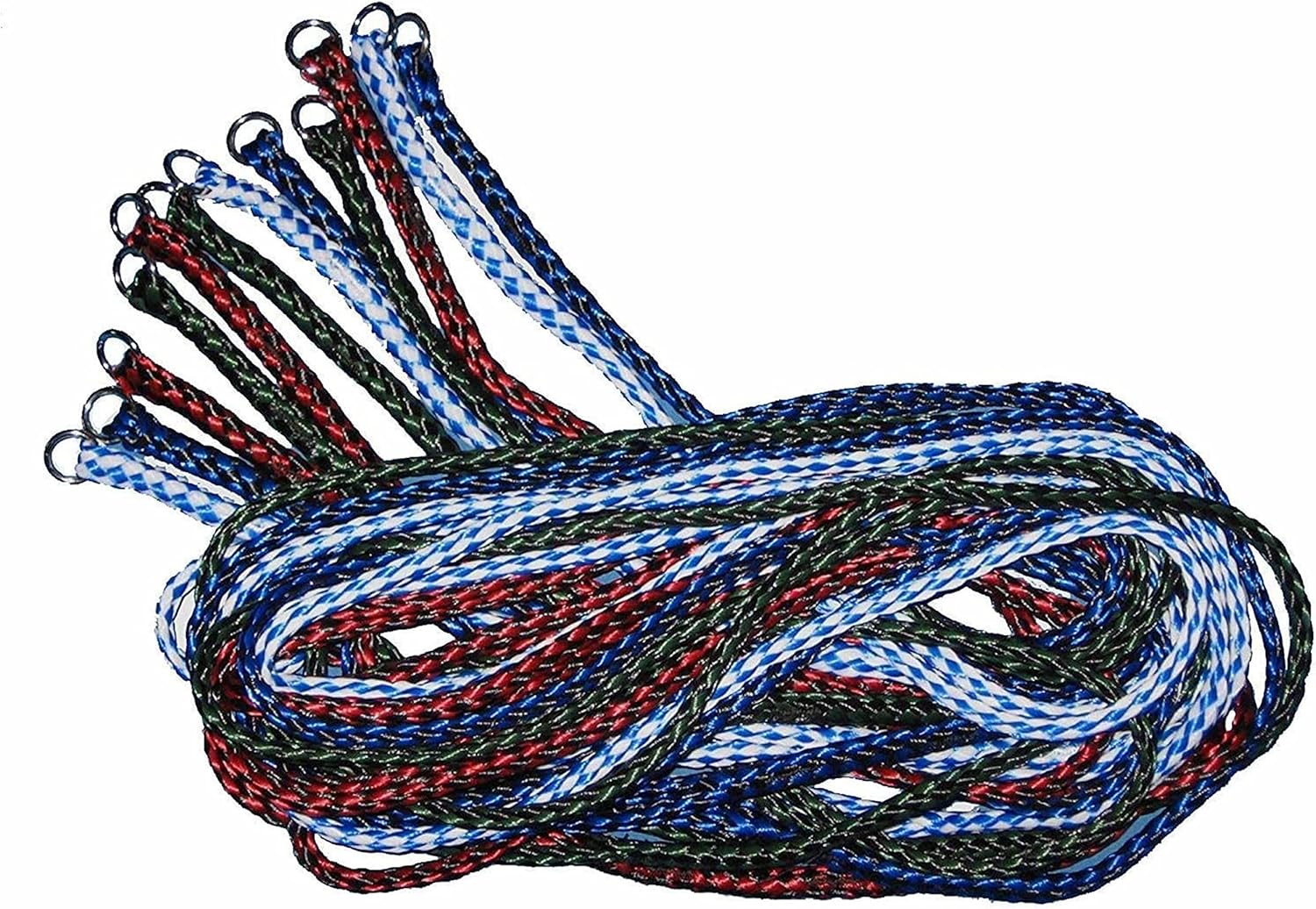 Downtown Pet Supply Braided Poly Slip Lead Dog Leash, 96 Pack, 5 Long - Universal Dog Slip Leash with Metal O Ring - Durable Dog Slip Lead for Groomers, Shelters, Rescues, Vets, or Doggy Daycares · v6