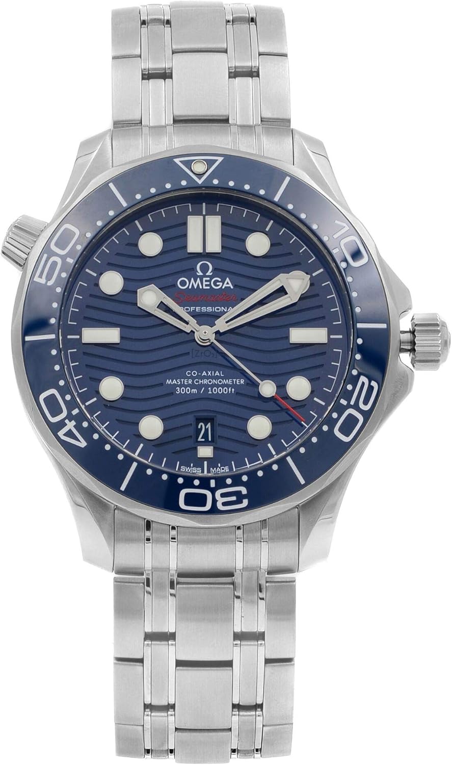Omega Seamaster Automatic Blue Dial Steel Mens Watch 210.30.42.20.03.001 · v3