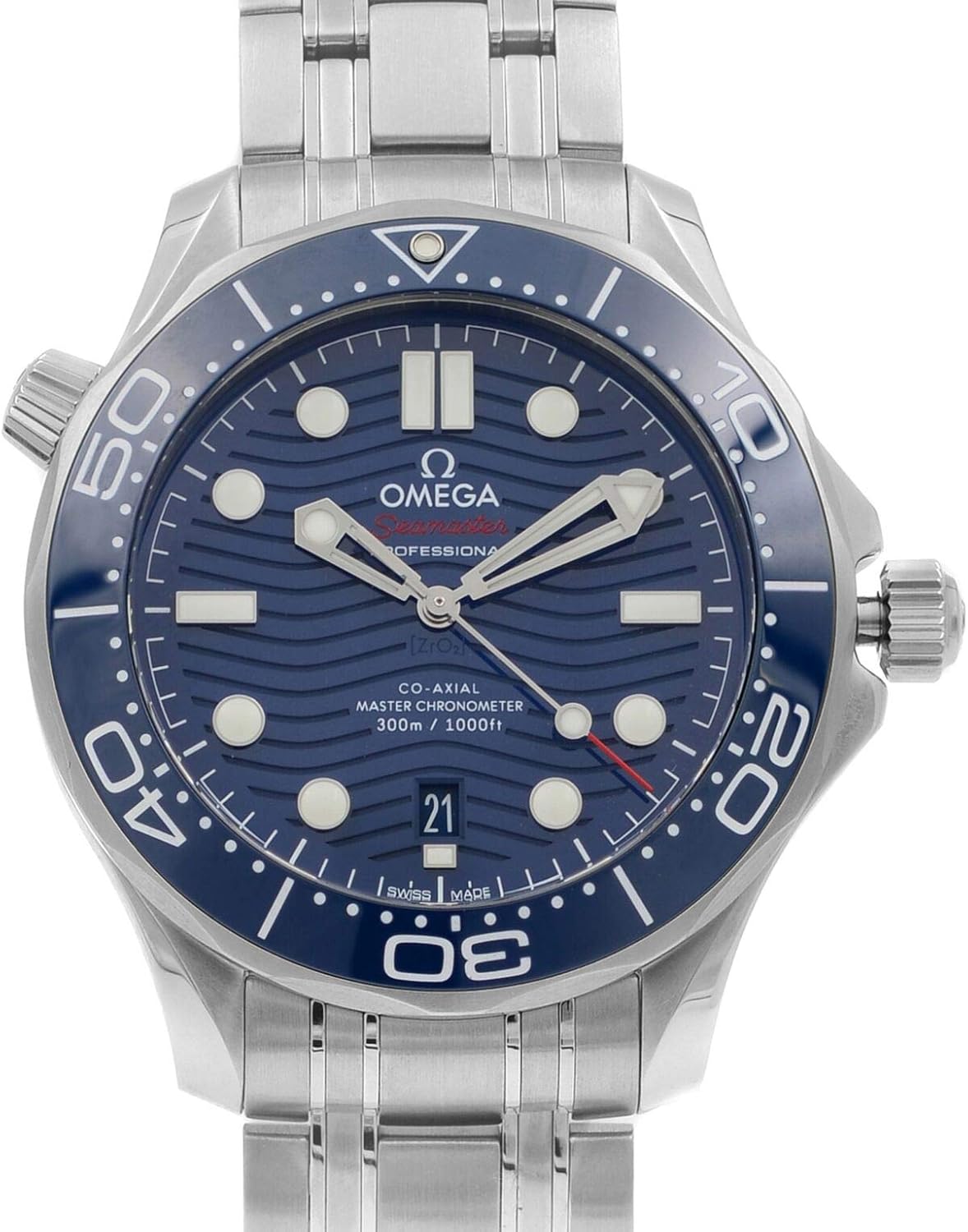Omega Seamaster Automatic Blue Dial Steel Mens Watch 210.30.42.20.03.001 · v3