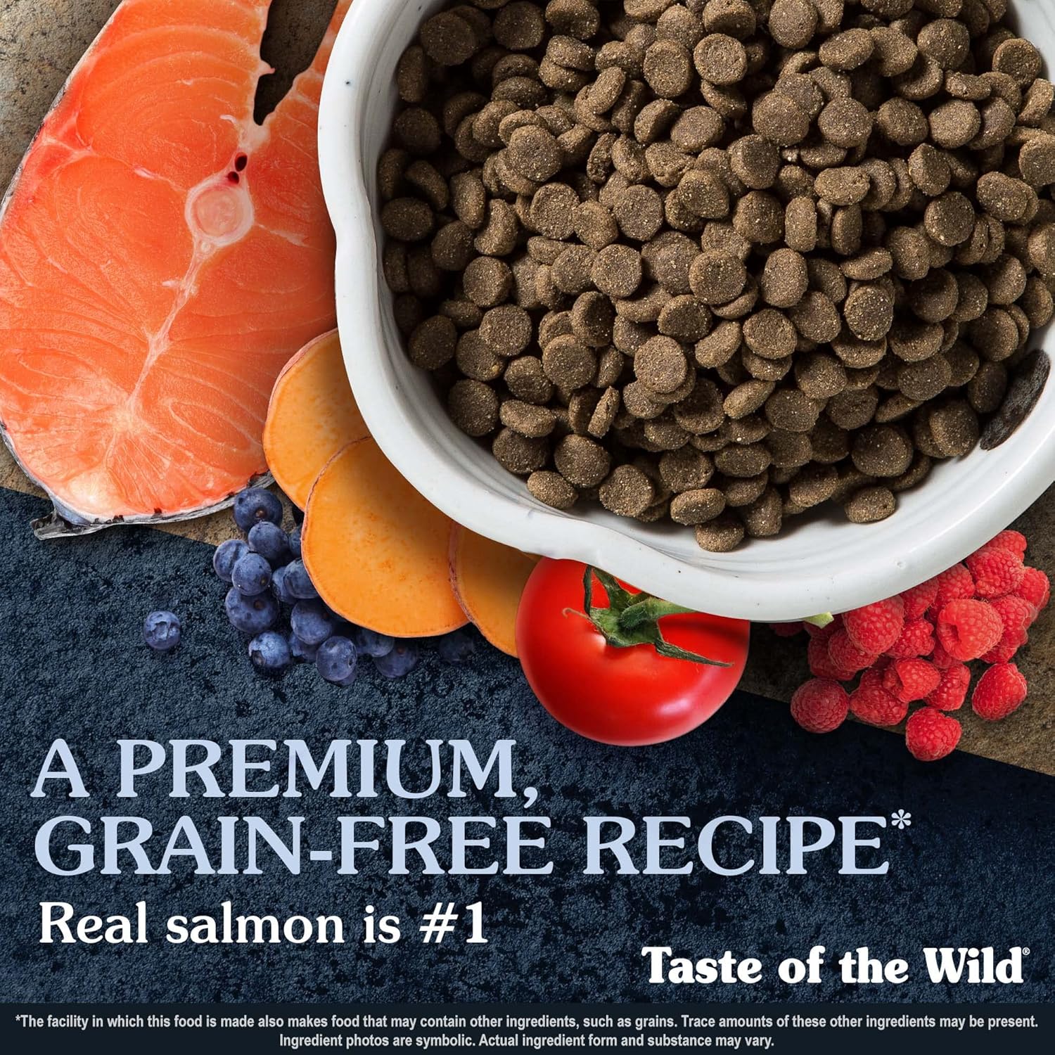Taste of the Wild Pacific Stream, graanvrij droog hondenvoer met zalm met rooksmaak, 28 pond