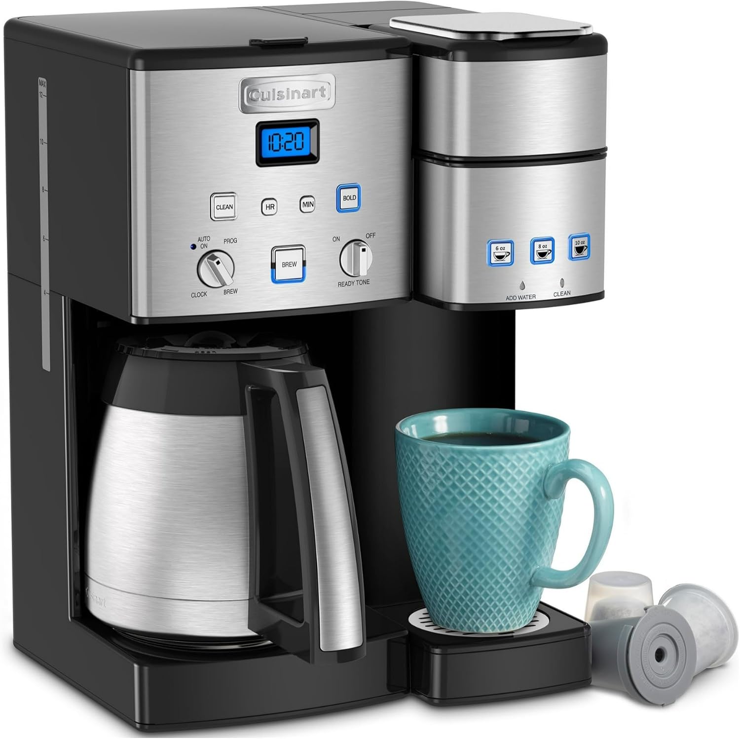 Cuisinart SS-20P1 Coffee Center 10-Cup Thermal Coffeemaker and Single-Serve Brewer, Stainless Steel · v2