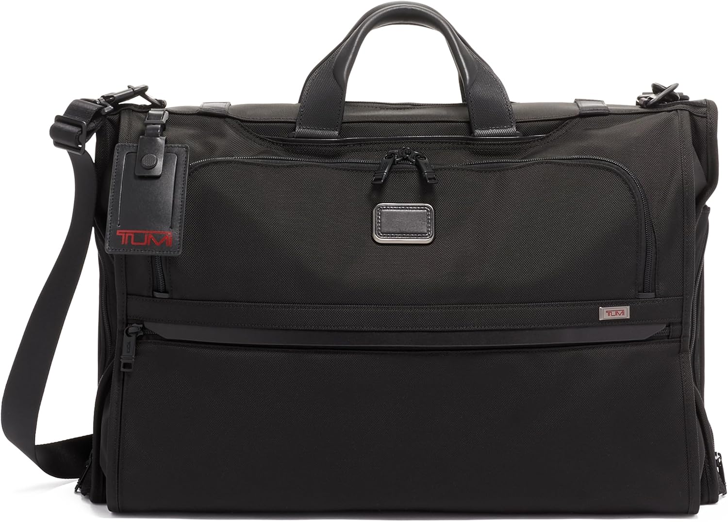 TUMI - Alpha Garment Bag Tri-Fold Carry-On - Gown  Suit Carrier - Travel Garment Bag - Hand Carry Luggage - TUMI Tracer - Black · v3