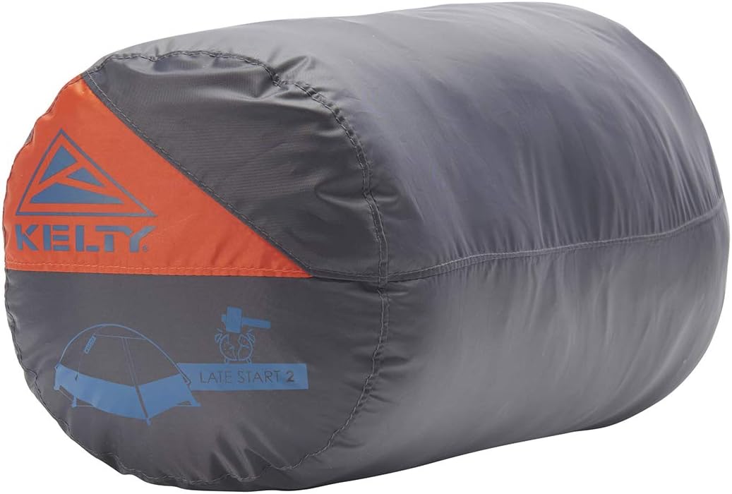 Kelty Late Start 4P - Quickcorner ile Hafif Sırt Çantası Çadırı, Alüminyum Direk Çerçevesi, Su Geçirmez Polyester Sinek, 4 Kişi Kapasitesi