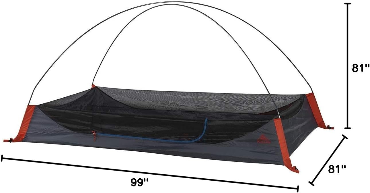 Kelty Late Start 4P - Quickcorner ile Hafif Sırt Çantası Çadırı, Alüminyum Direk Çerçevesi, Su Geçirmez Polyester Sinek, 4 Kişi Kapasitesi