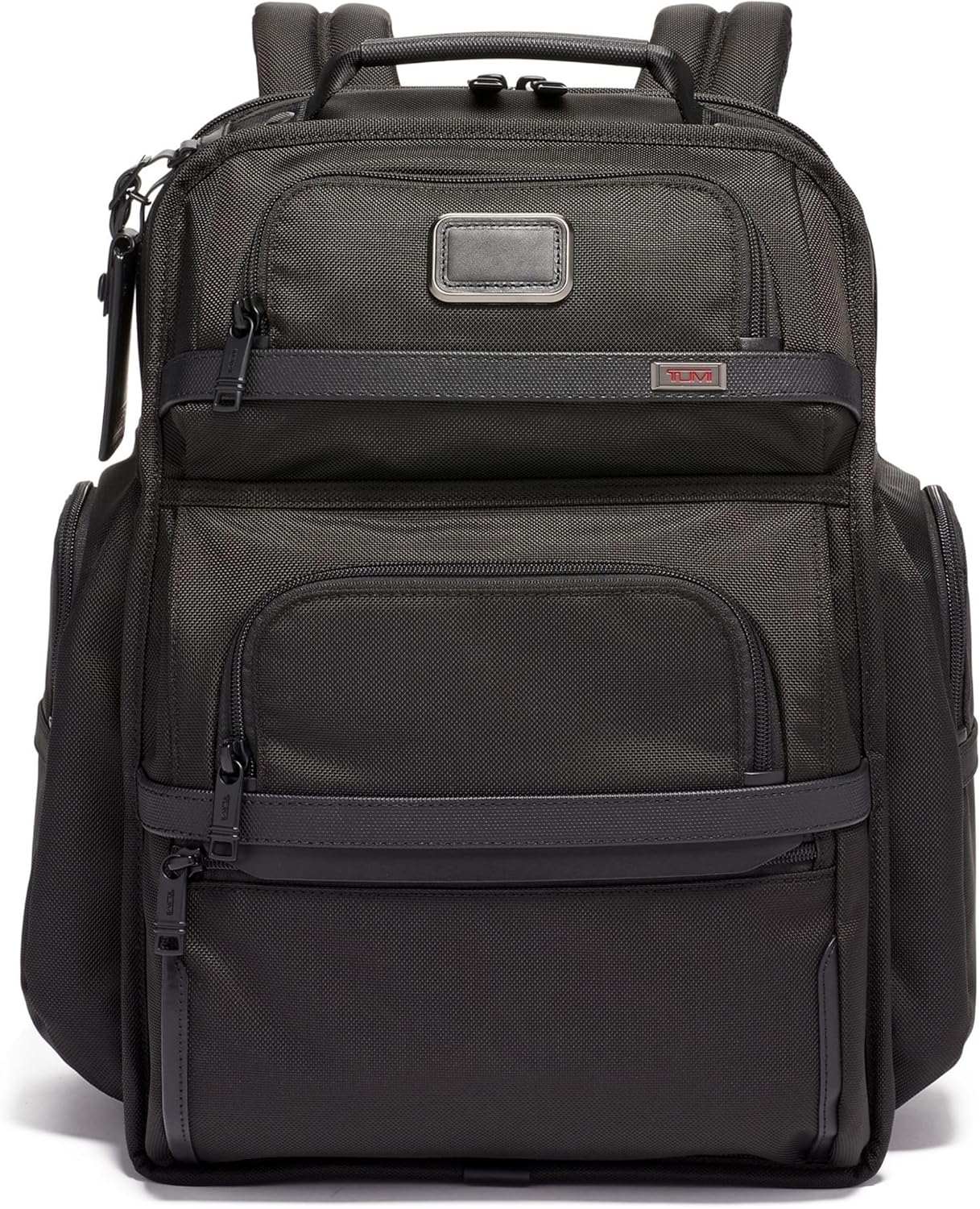 TUMI - Alpha Brief Pack - 15 Laptop Backpack with Padded Adjustable Straps - Laptop Bag - Stores Laptop, Tablet, Toiletries - Black