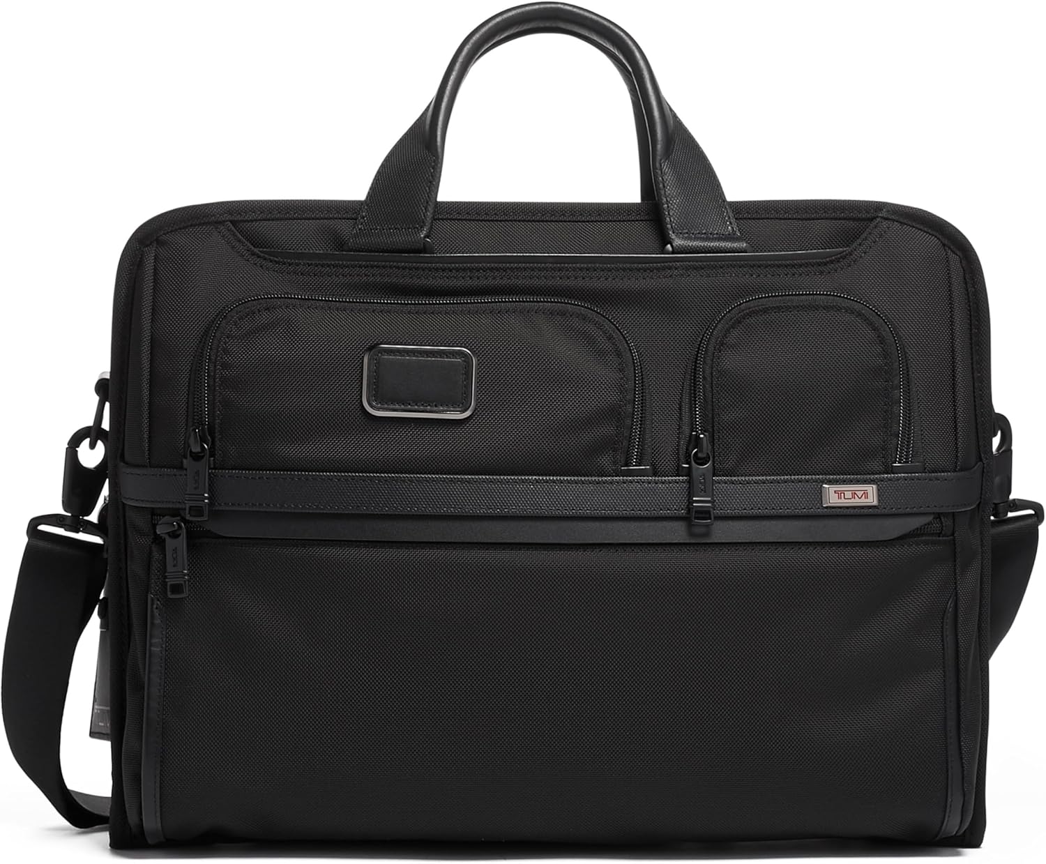TUMI - กระเป๋าใส่โน้ตบุ๊กจอใหญ่แบบกะทัดรัด - กระเป๋าใส่โน้ตบุ๊กแบบมืออาชีพ - ใส่โน้ตบุ๊กและแท็บเล็ตได้ 17 เครื่อง - สีดำ