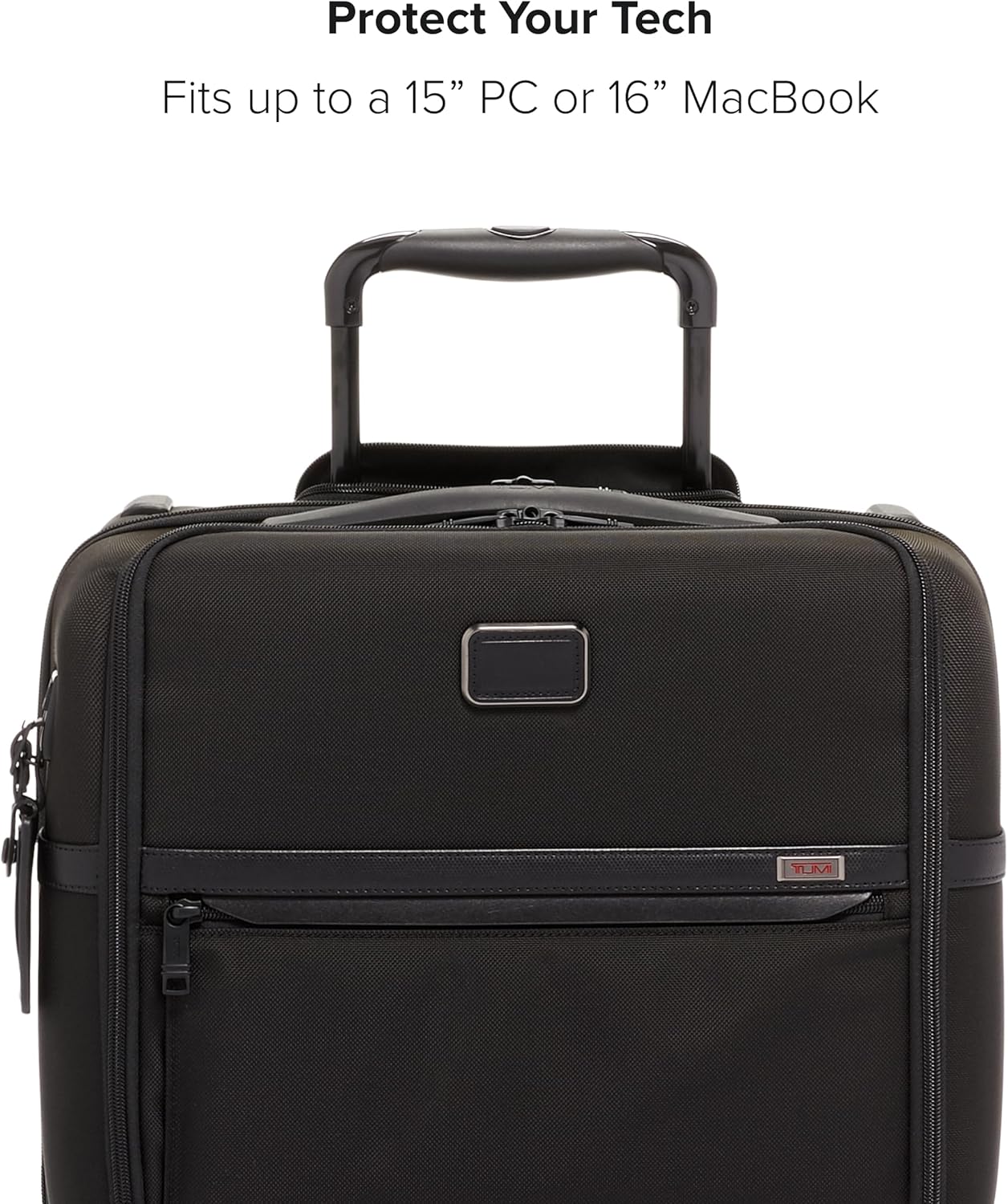 TUMI - Alpha Compact 4 Wheeled Brief - Laptop Bag for Commuting  Travel - Rolling Briefcase amp; Computer Bag - Use as Carry On