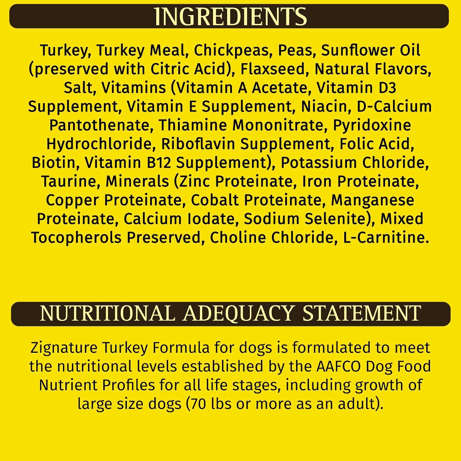 Thức ăn khô cho chó Zignature Turkey Limited Ingredient Formula Small Bites 12,5lb