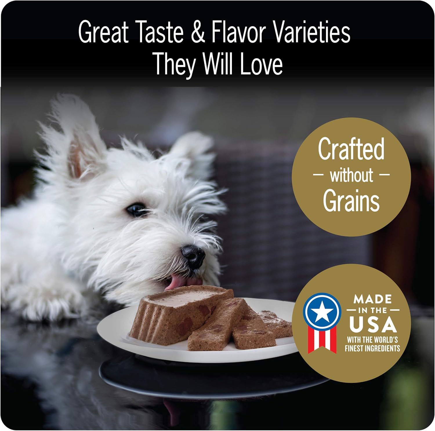 CESAR HOME DELIGHTS 成犬用ウェットフード クラシックローフインソース 朝食・夕食用バラエティパック (24) 3.5オンス イージーピールトレイ
