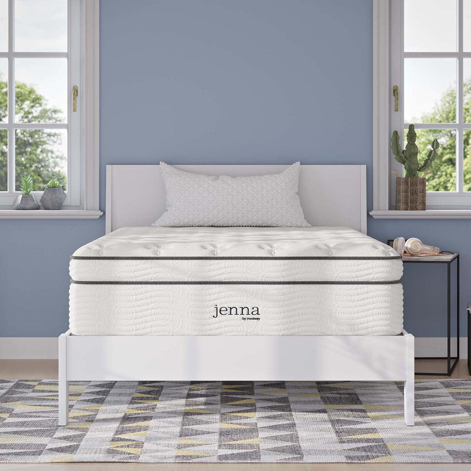 Modway Jenna 14” Innerspring and Memory Foam Full Mattress With Individually Encased Coils · v2