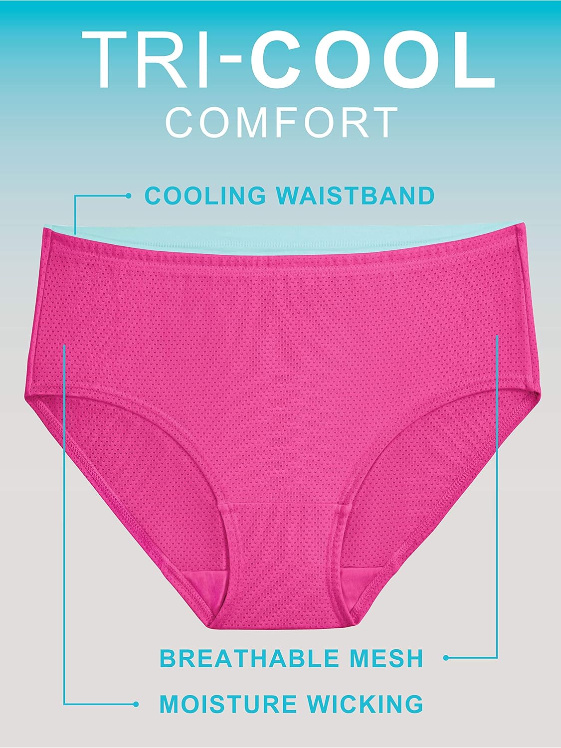 Fruit of the Loom womens Fit for Me Plus Size Underwear, Designed to Fit Your Curves · v2