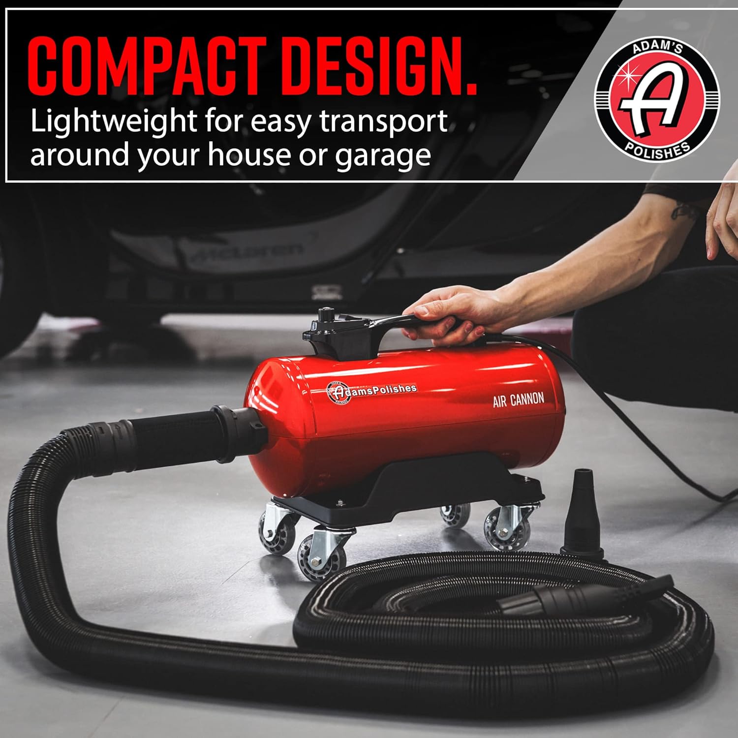 Adams Air Cannon Car Dryer Blower - Powerful Detailing Wash | Filtered Dryers, Blowers  Blades Safer Than Microfiber Towel Cloth · v5