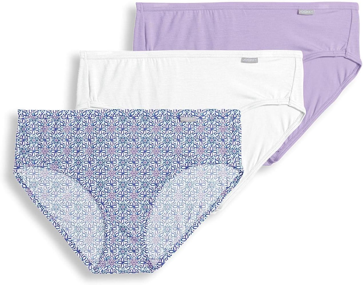 Jockey Womens Underwear Supersoft Hipster - 3 Pack