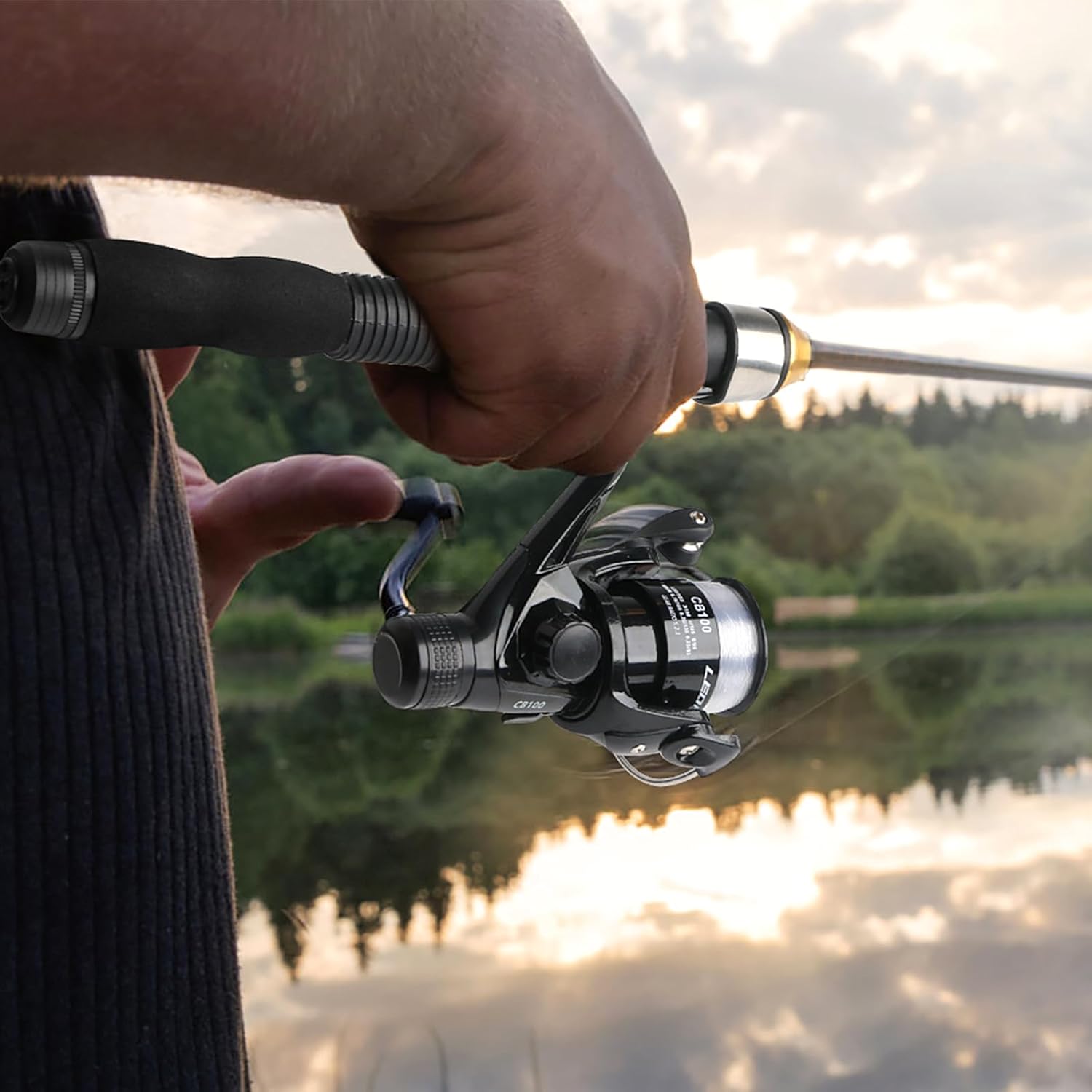 Telescopic Fishing Pole Reel Combo Ultralight Fishing Rod Spinning Reel with Tackle Bag All-in-One Fishing Accessories Fishing Gear Gifts Kit for Kids Adults Youth Beginner Saltwater Freshwater · v2