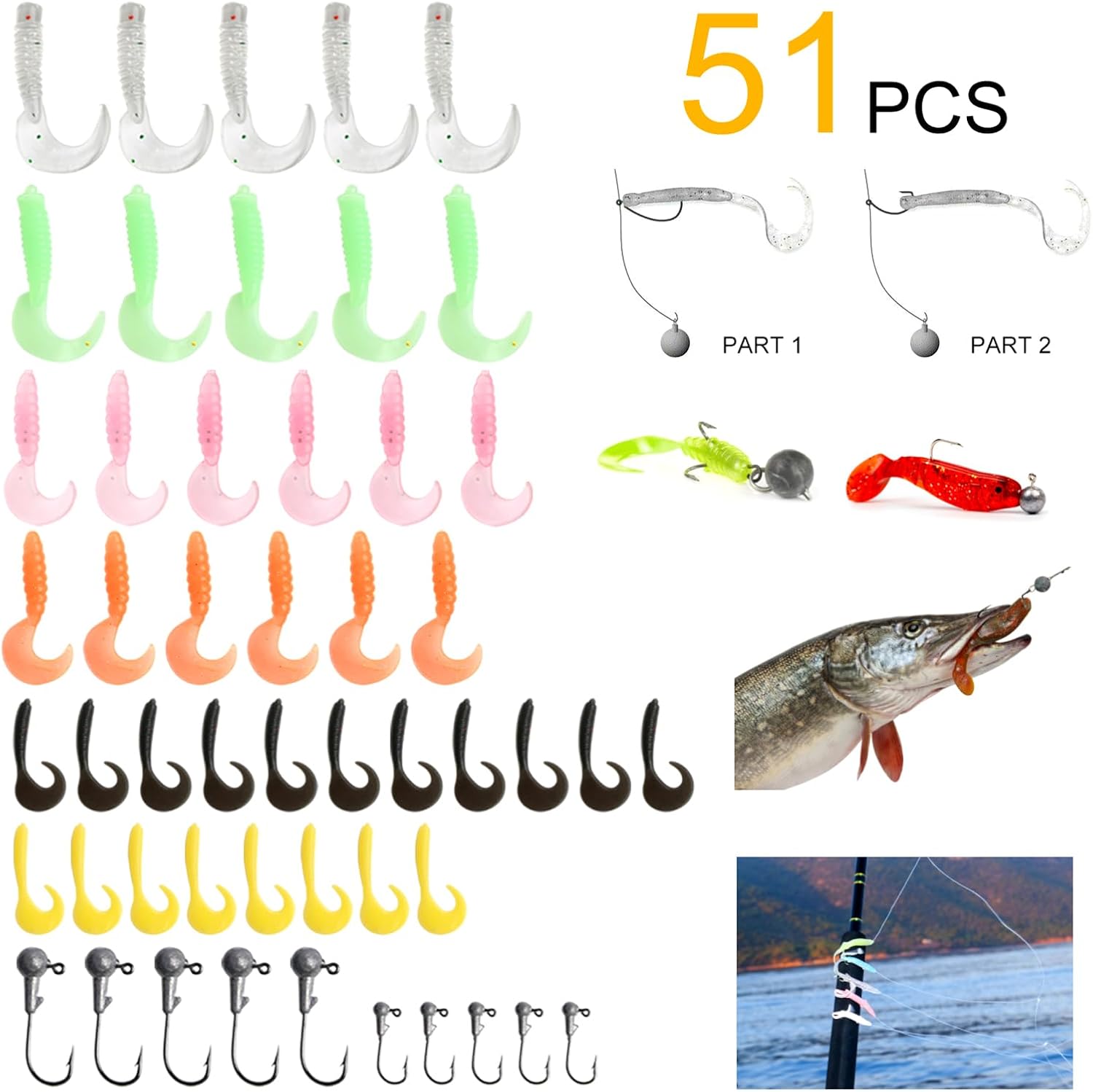 Telescopic Fishing Pole Reel Combo Ultralight Fishing Rod Spinning Reel with Tackle Bag All-in-One Fishing Accessories Fishing Gear Gifts Kit for Kids Adults Youth Beginner Saltwater Freshwater · v2