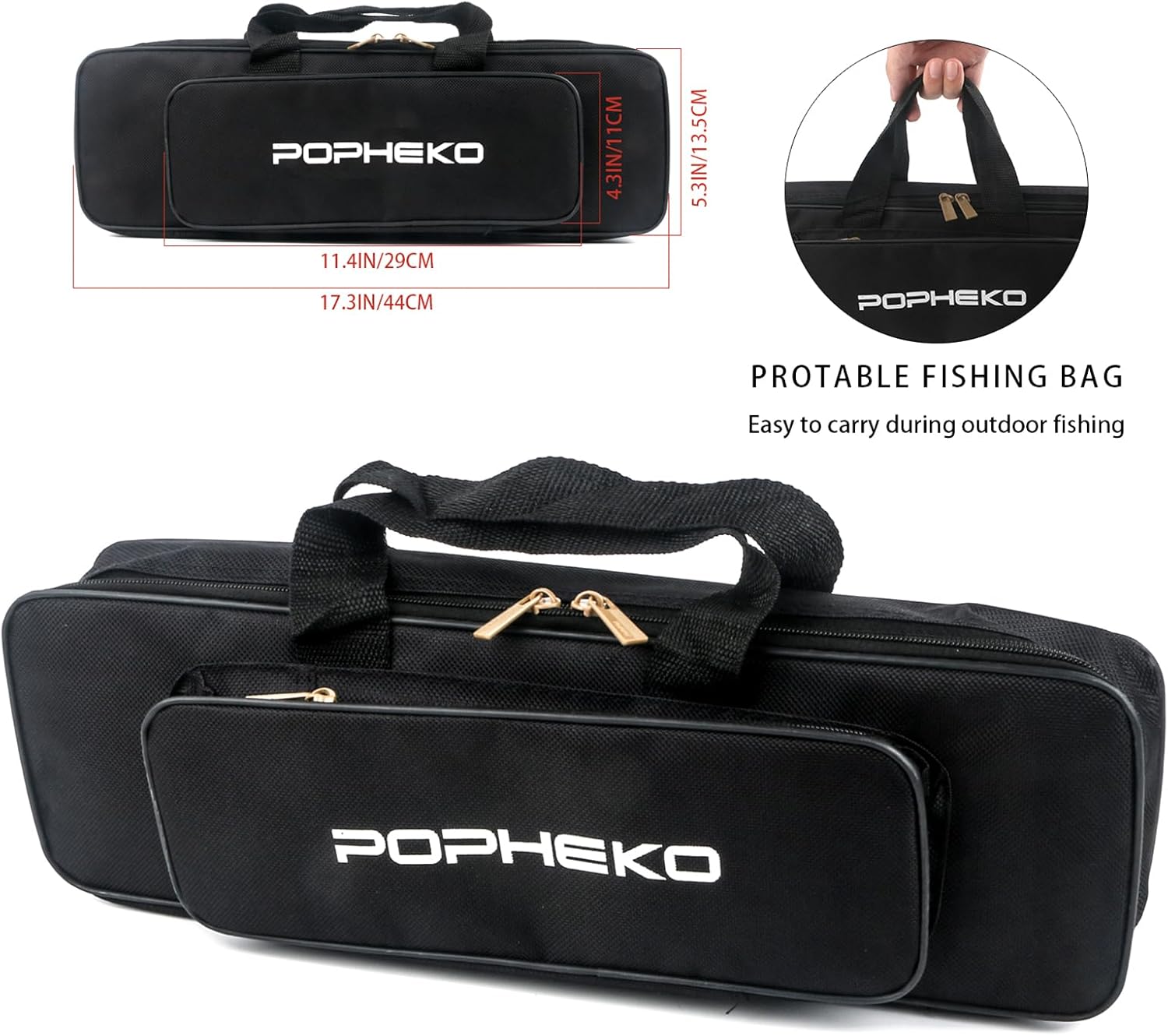 Telescopic Fishing Pole Reel Combo Ultralight Fishing Rod Spinning Reel with Tackle Bag All-in-One Fishing Accessories Fishing Gear Gifts Kit for Kids Adults Youth Beginner Saltwater Freshwater · v2