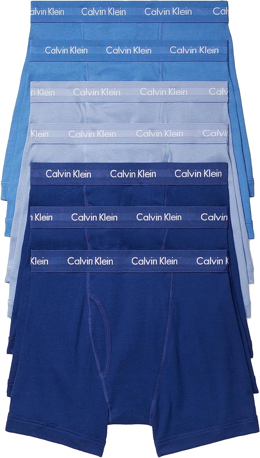 Boxer da uomo Calvin Klein in cotone Classics, confezione da 7
