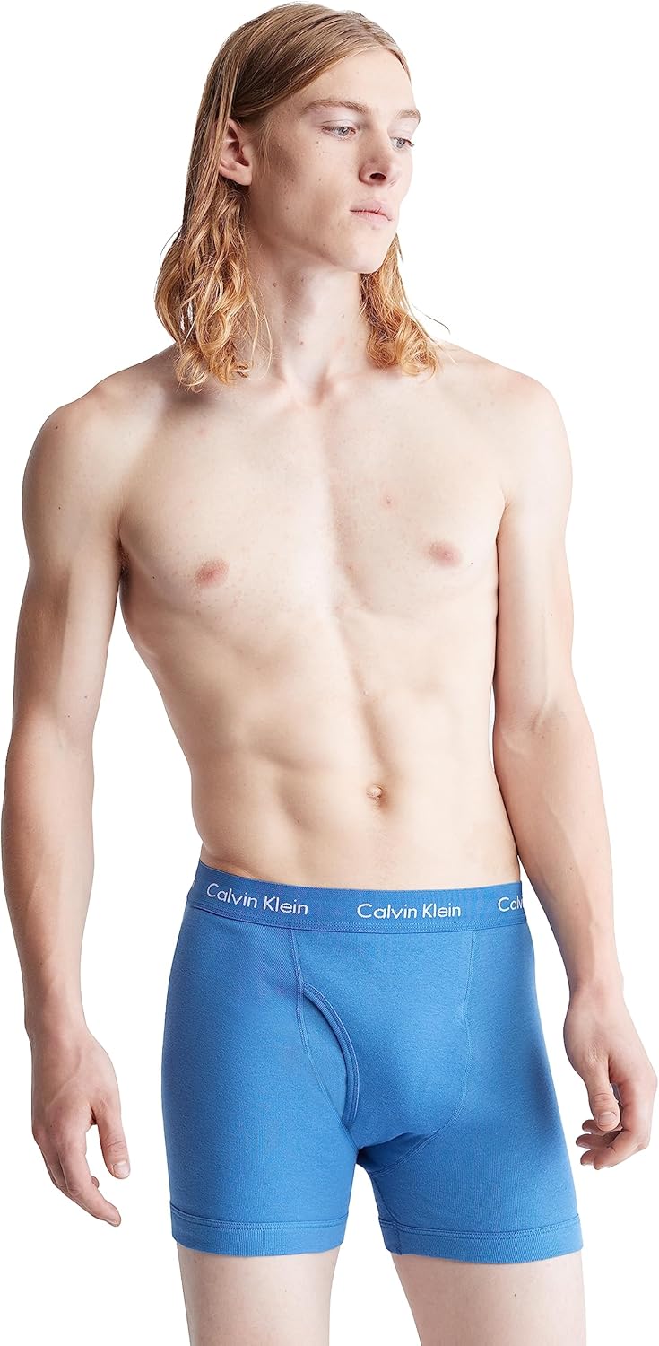 Calvin Klein Mens Cotton Classics 7-Pack Boxer Brief