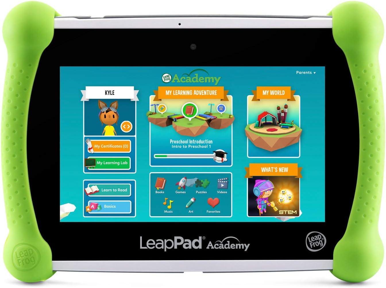 Tablet didattico per bambini LeapFrog LeapPad Academy, verde