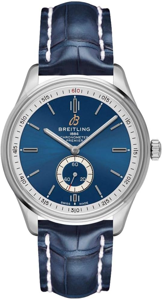 Breitling Premier Automatic 40 Blue Dial męski zegarek A37340351C1P2