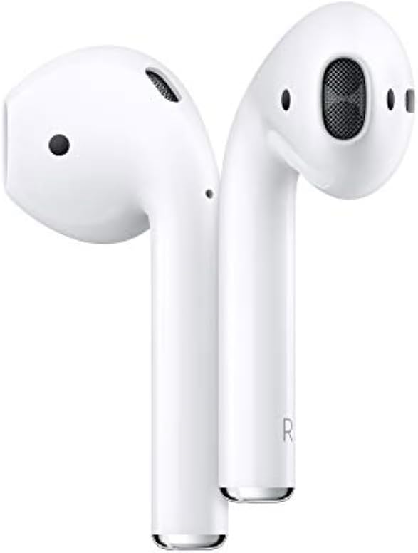 Apple AirPods (รุ่นที่ 2) หูฟังไร้สาย หูฟังบลูทูธ พร้อมเคสชาร์จ Lightning อายุการใช้งานแบตเตอรี่นานกว่า 24 ชั่วโมง ตั้งค่า iPhone ได้ง่ายดาย