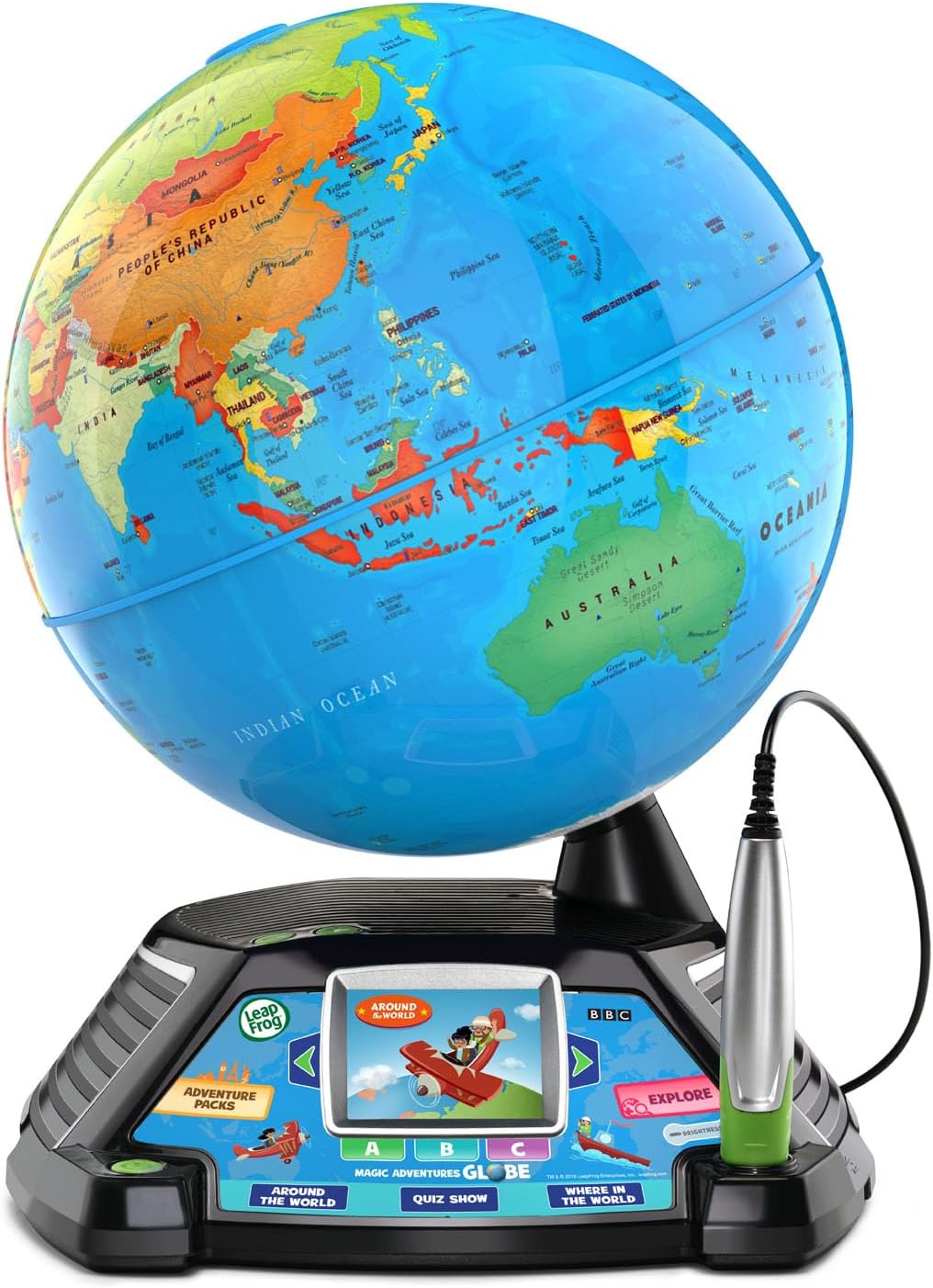 LeapFrog Magic Adventures Globe (บรรจุภัณฑ์ไร้ความผิดหวัง)