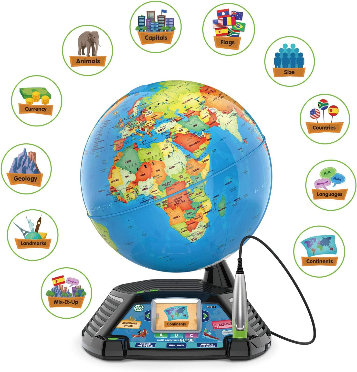 LeapFrog Magic Adventures Globe (Hayal Kırıklığı İçermeyen Ambalaj)