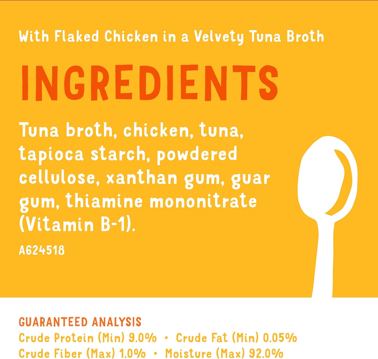 Comida húmeda para gatos Purina Friskies, natural, sin cereales, para lamerse, sopas pequeñas, pollo en hojuelas, paquete de 8, tarrinas de 1.2 oz