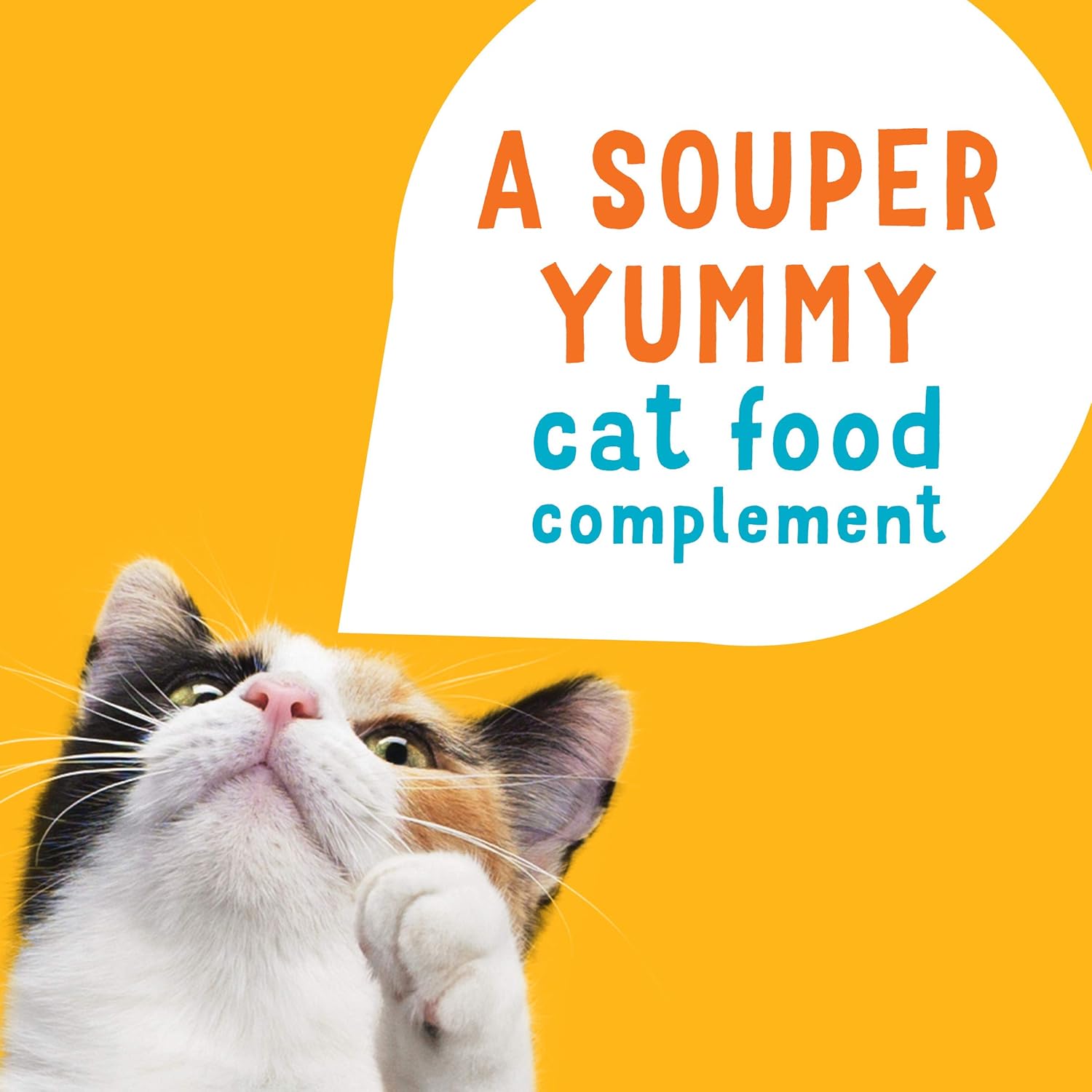 Comida húmeda para gatos Purina Friskies, natural, sin cereales, para lamerse, sopas pequeñas, pollo en hojuelas, paquete de 8, tarrinas de 1.2 oz
