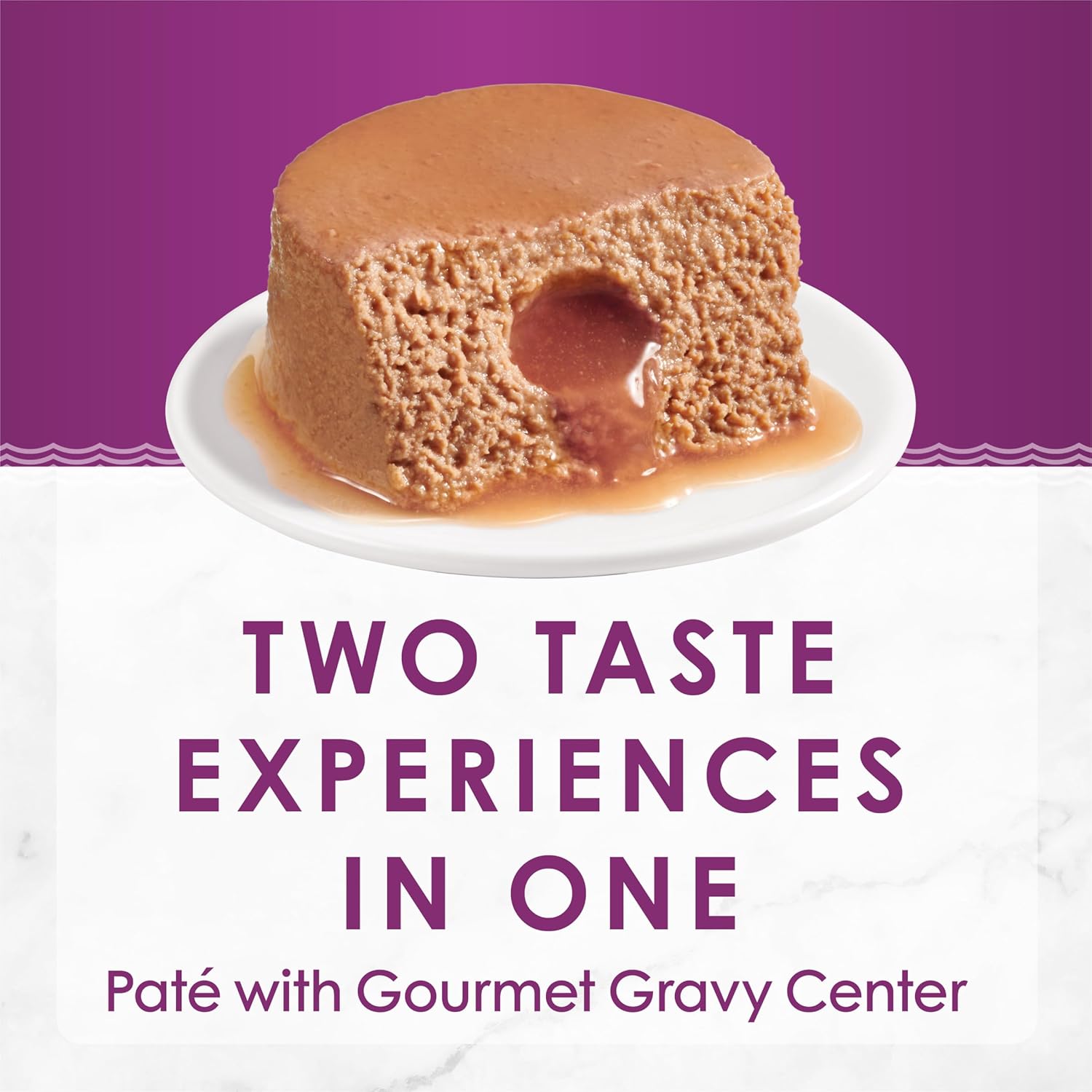 Purina Fancy Feast Savory Centers Pate Adult Wet Cat Food with Beef and a Gravy Center - (Pack of 24) 3 Oz. Cans · v2
