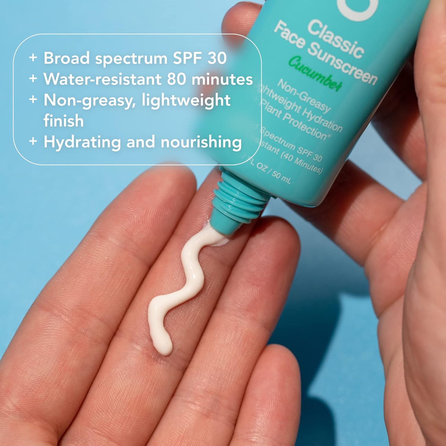COOLA Organic Face Sunscreen SPF 30 Sunblock Lotion, Dermatologist Tested Skin Care for Daily Protection, Vegan and Gluten Free, Cucumber, 1.7 Fl Oz · v5