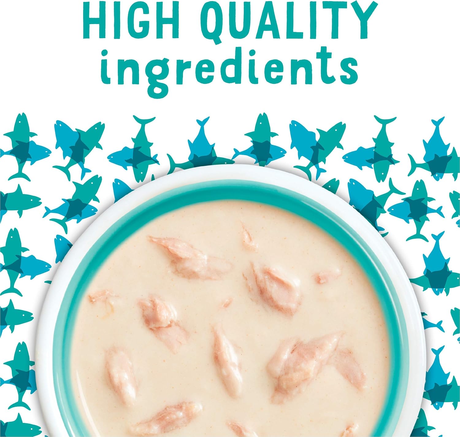 Purina Friskies, caldo natural para personas mayores, sin cereales, comida húmeda para gatos, que se puede lamer, golosinas para gatos, sopas pequeñas, atún salteado, paquete de 8, tarrinas de 1.2 oz