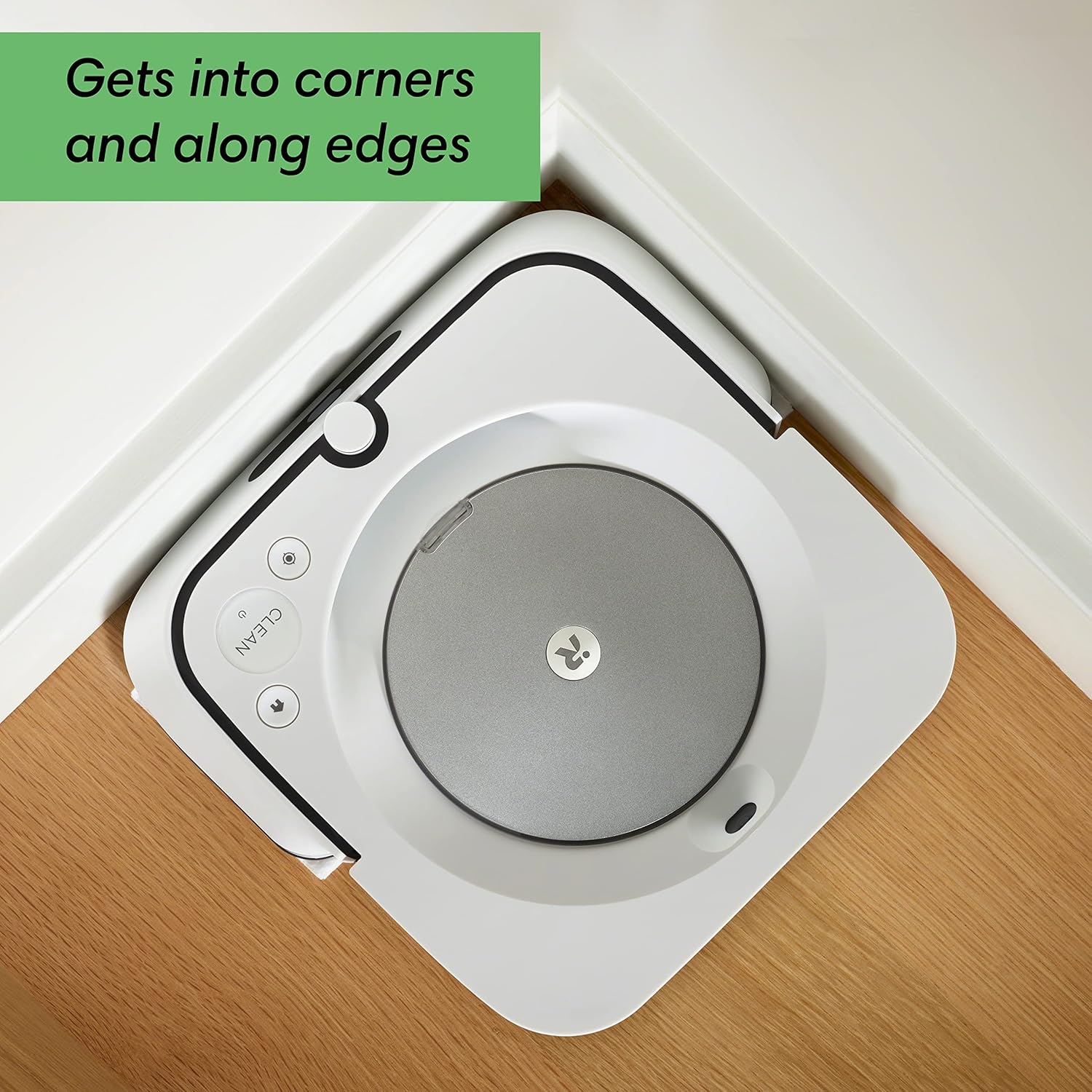 iRobot Braava Jet M6(6110) Ultimate Robot Mop - Wi-Fi 연결, 정밀 제트 스프레이, 스마트 매핑, Alexa와 호환, 여러 방에 이상적, 충전 및 재개, 흰색