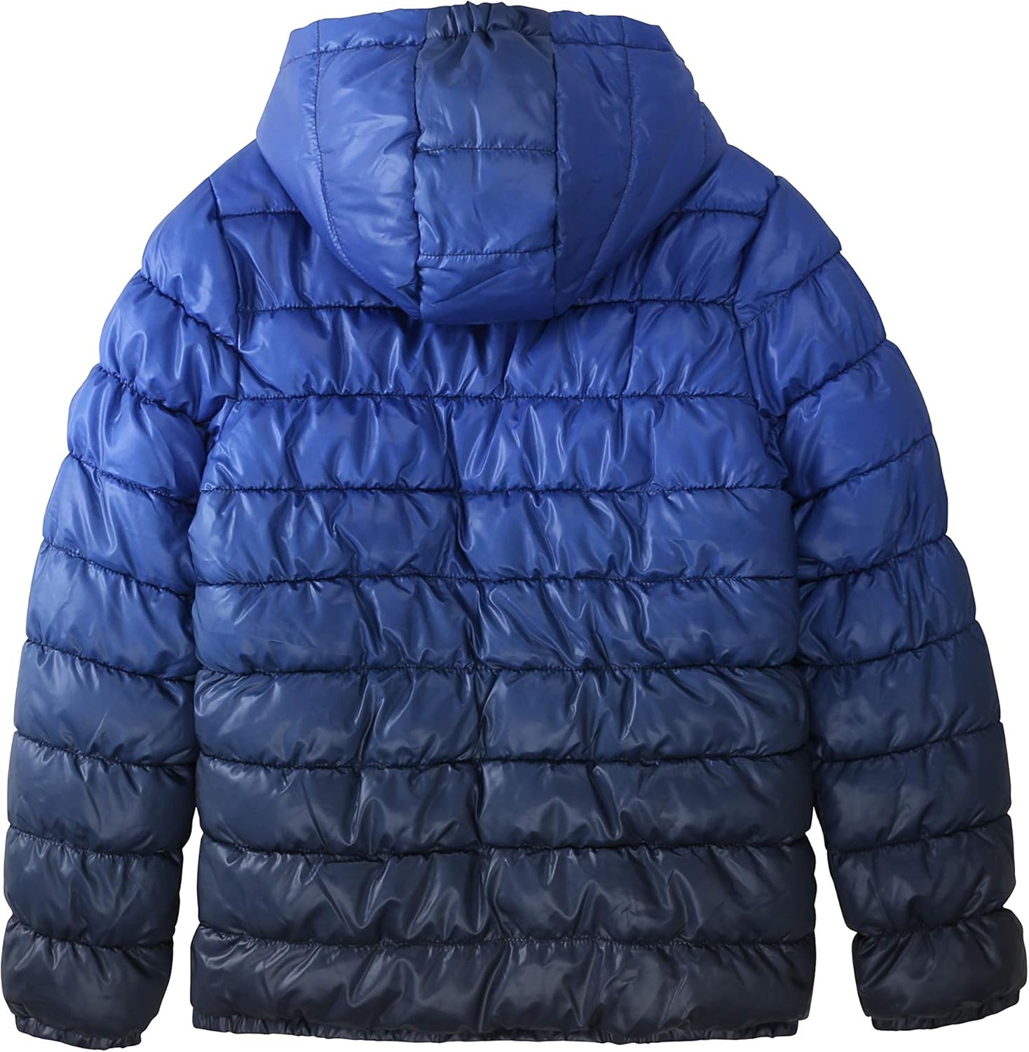 Boys Lightweight Puffer Jacket: Kids Waterproof Packable Outerwear Coat · v2