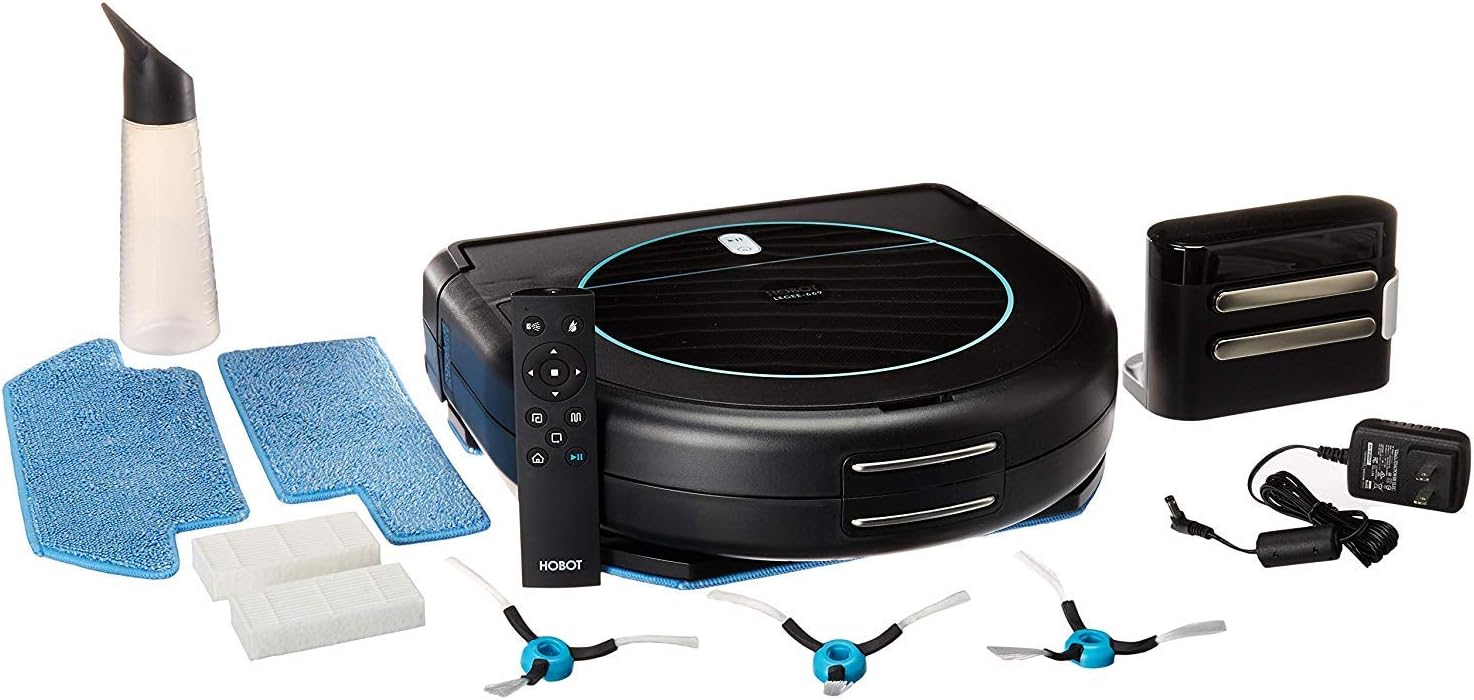 HOBOT LEGEE-688 Vacuum-Mop Talent Clean Robot for Floor, Automatic Robot for Wet or Dry Floor Cleaning - Kitchen Pet Mode - Realtime Map in APP · v2