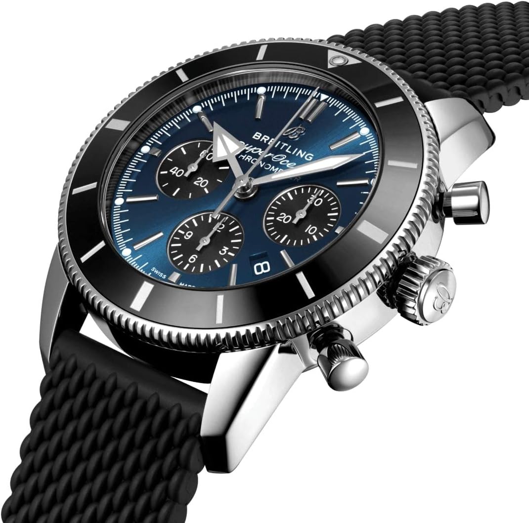 Breitling Superocean Heritage II Chronograph Automatic Blue Dial Mens Watch AB0162121C1S1 · v3